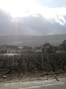 La bourgogne sous la pluie